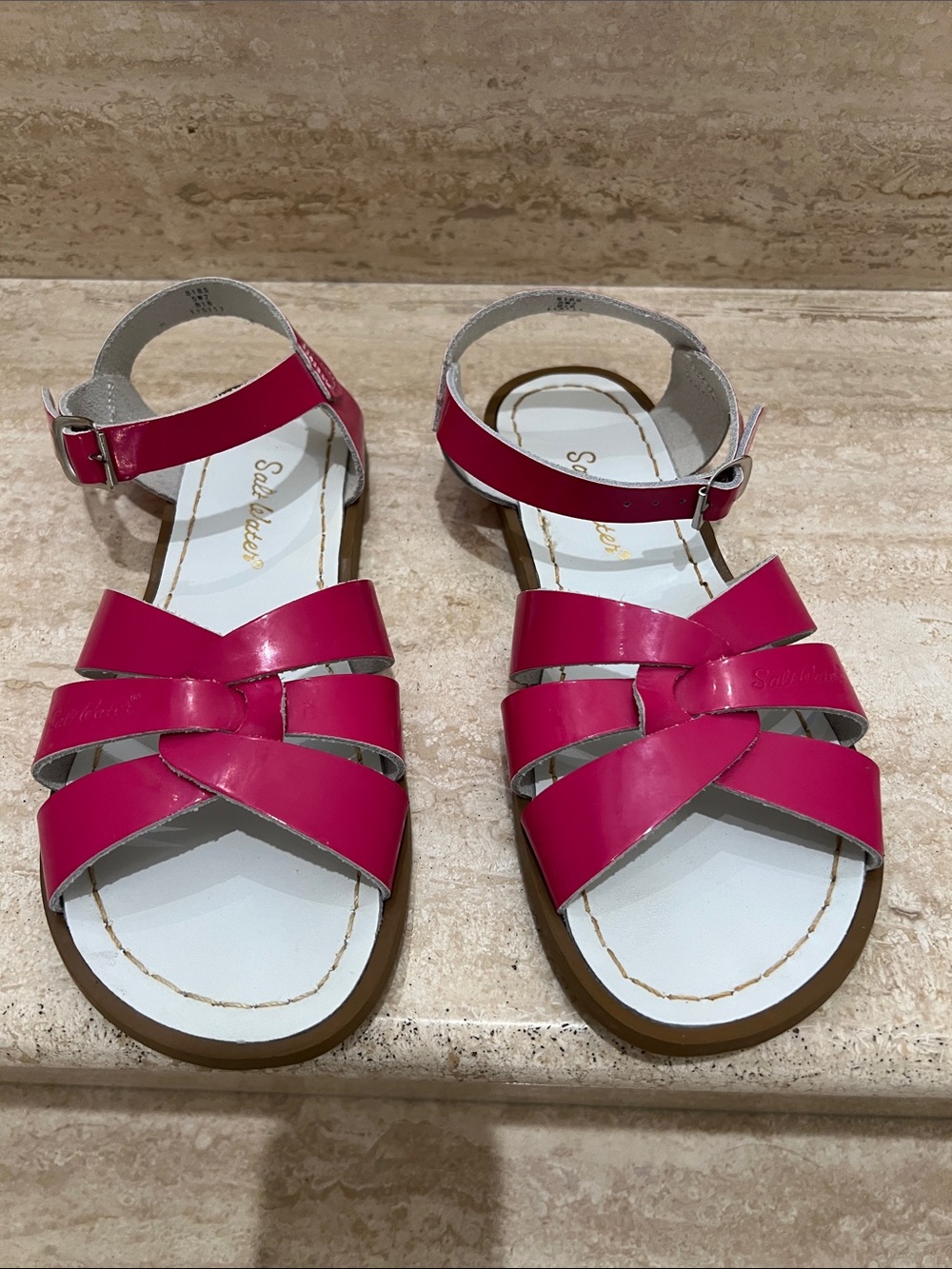 Salt Water Hot Pink Sandals